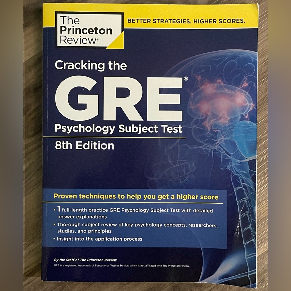 The Princeton Review - Cracking the GRE Psychology Subject Test - 8th edition